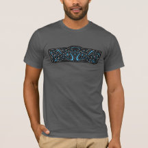 Chemise T-shirt à motif de nœud celtique couleur