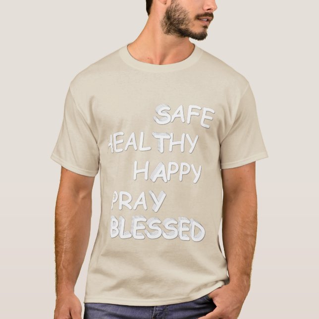 Chemise T-shirt Bénédictions Resterez Bénis (Devant)