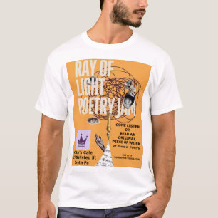 Chemise T-shirt blanche Ray of Light Poetry Jam