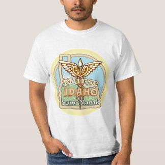 Chemise T-shirt Caducée d'infirmière de l'Idaho