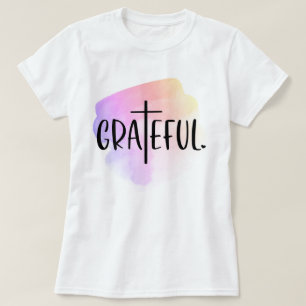 Chemise T-shirt Christian Cross Grateful