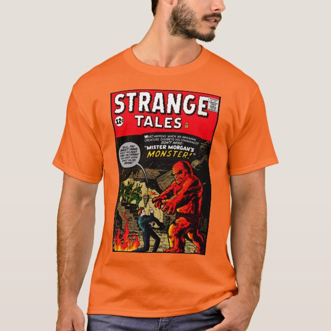 Chemise T-Shirt Comic 1950's STRANGE TALES  (Devant)