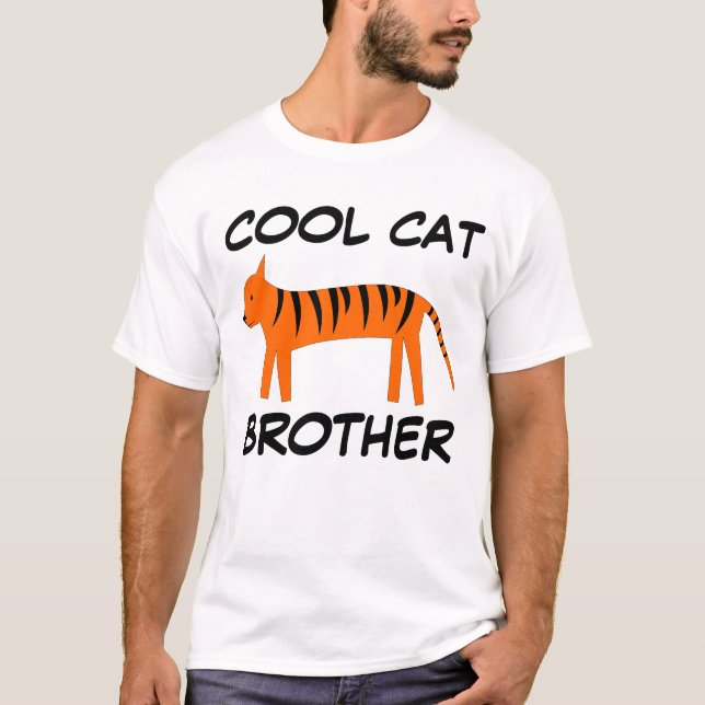 Chemise T-shirt COOL CAT BROTHER (Devant)