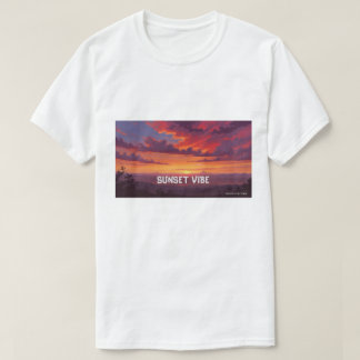 CHEMISE T-SHIRT COUCHER DE SOLEIL