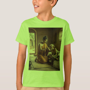 Chemise T-shirt d'art de l'enseignement de Gautam 
