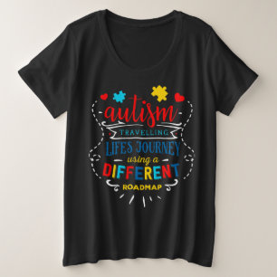 -Chemise T-Shirt de base de taille plus pour femme
