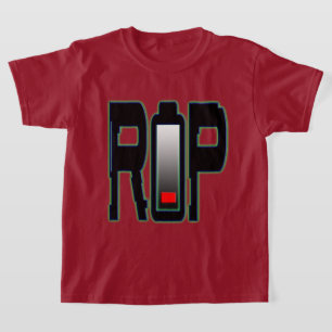 Chemise T-Shirt de base des enfants de batterie RI