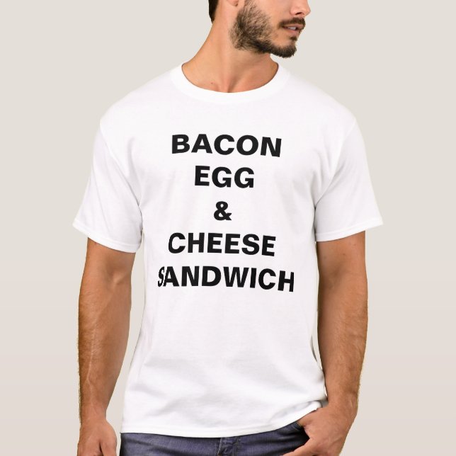 Chemise T-shirt de base pour hommes Sandwich B.E.C (Devant)