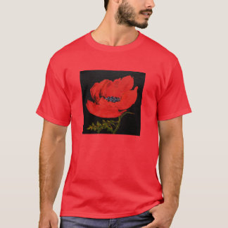 Chemise T-Shirt de base Red Poppy Unisex