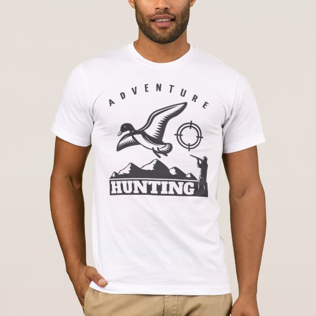 Chemise T-shirt de chasse au canard (Devant)