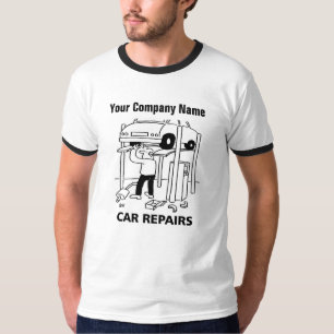 Chemise T-Shirt de dessin animé de réparation de v