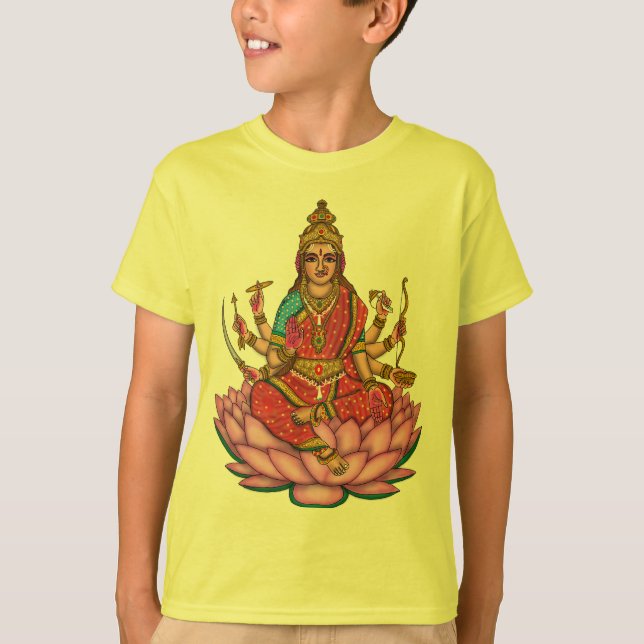 Chemise T-Shirt de la déesse Lakshmi (Devant)