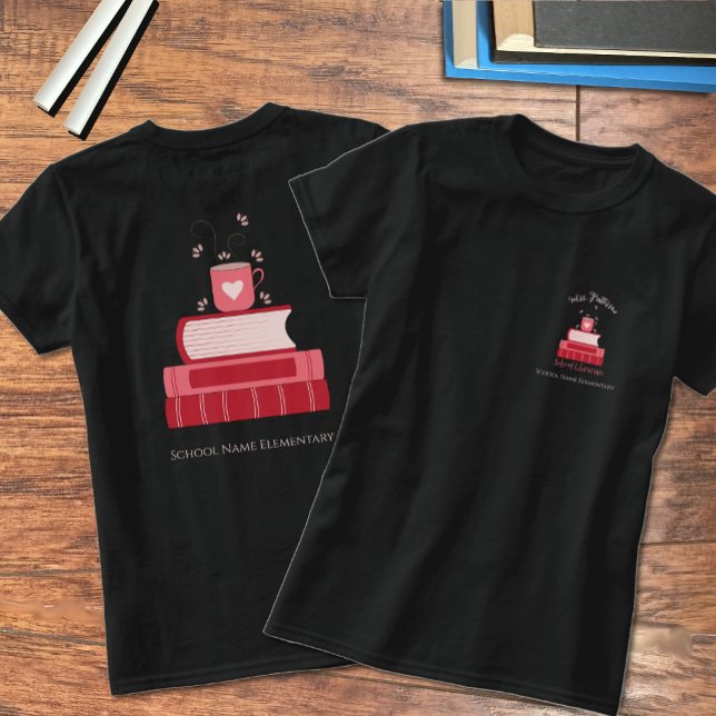 Chemise T-Shirt de l'école de livres rouges avec n (Créateur téléchargé)