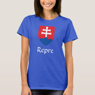Chemise T-Shirt de Repre - Armoiries de Slovaquie