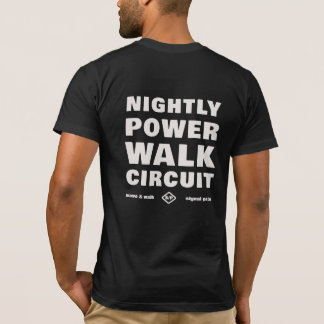 Chemise T-shirt de ville Circuit de marche nocturn