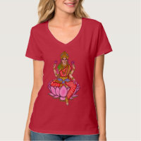 Chemise T-shirt déesse Lakshmi