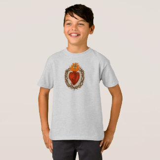 Chemise T-shirt Enfant Sacré-Cœur de Jésus