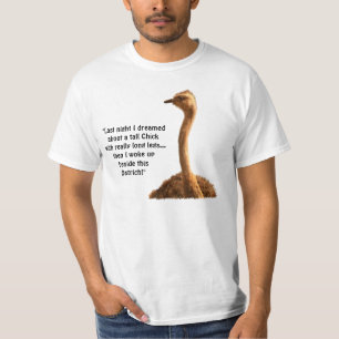 Chemise T-Shirt Fantaisie Africaine Ostrich Bird D