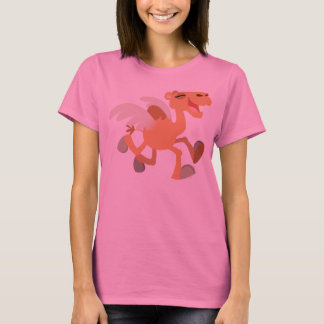 Chemise T-shirt Femme En Camel Aiguillé