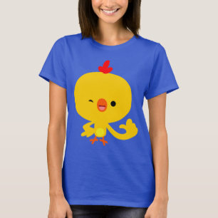 Chemise T-shirt Femme en Chick Cartoon Cool