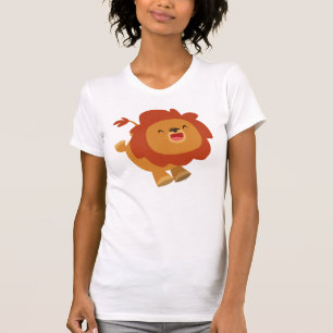 Chemise T-shirt Femme Lion Cartoon