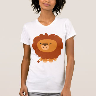 Chemise T-shirt Femme Lion Cartoon Cute