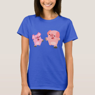 Chemise T-shirt Femme Porte-Caricature Coup