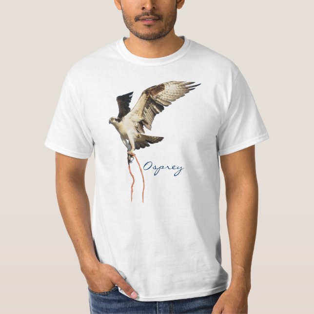 Chemise T-Shirt Flying Osprey Fish Hawk (Devant)