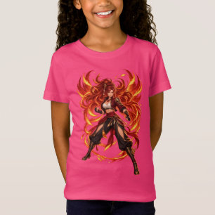 Chemise T-shirt Guerrière de la Déesse de Flamme F