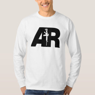 Chemise T-shirt homme avec design de fusil AR-15