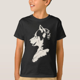 Chemise T-shirt Husky à manches longues pour enfan