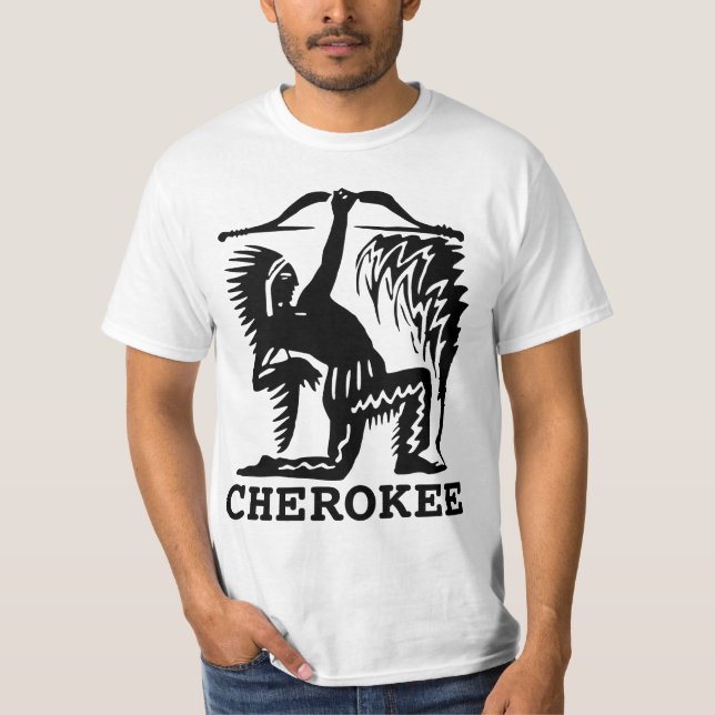CHEMISE T-SHIRT INDIEN CHEROKEE (Devant)