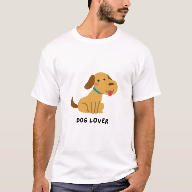 Chemise t-shirt J'AIME LES CHIENS (Devant)