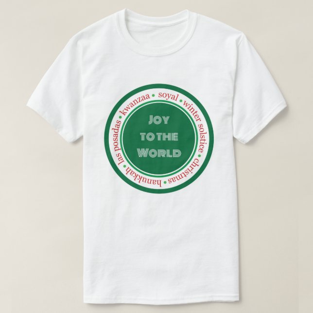 Chemise T-shirt « Joie au Monde » (Design devant)