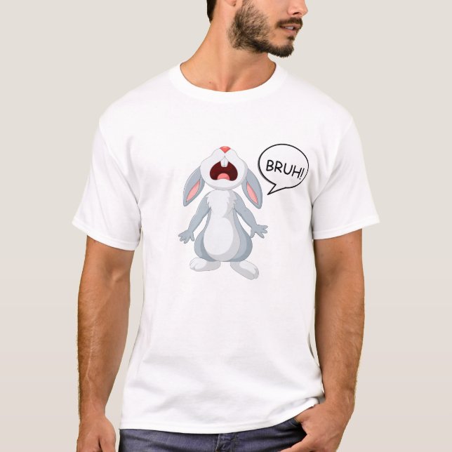 CHEMISE T-SHIRT LAPIN QUI PLEURE (Devant)