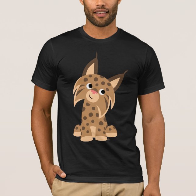 Chemise T-Shirt Lynx Cartoon (Devant)