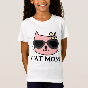 CHEMISE T-SHIRT MAMAN CHAT FILLE