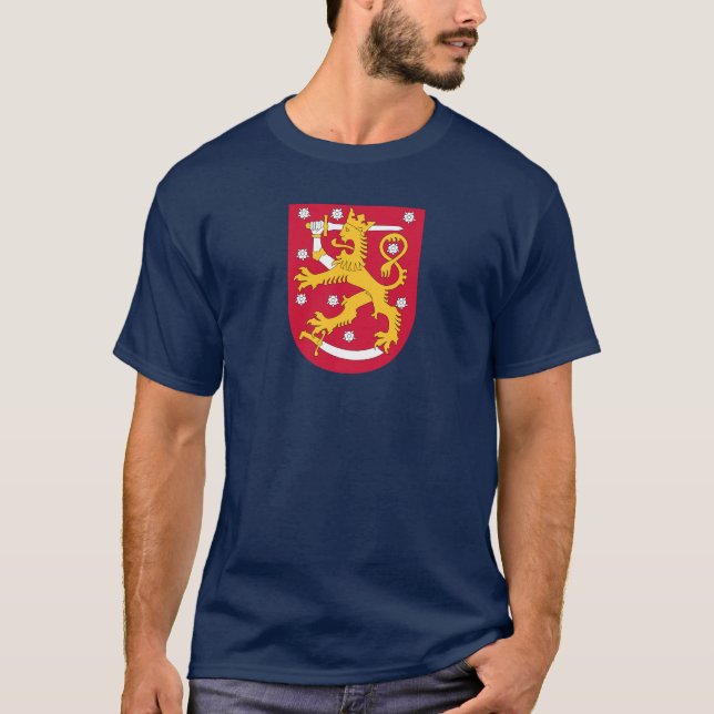 Chemise T-shirt MARINE BLUE Finlande (Devant)