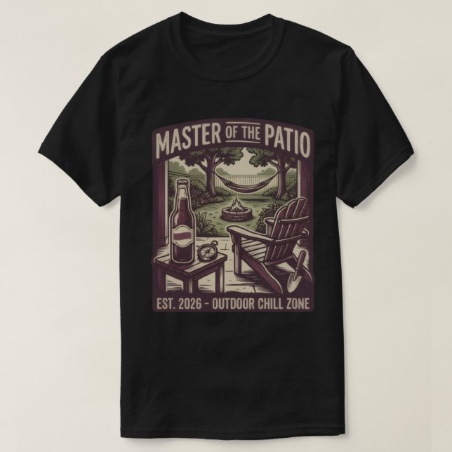 Chemise T-Shirt Master du Patio (Design devant)