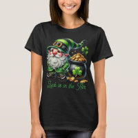 chemise t-shirt mignonne de lutin de la Saint-Patr