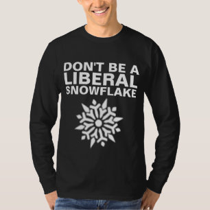 CHEMISE T-SHIRT NE SOIS PAS UN FLocon DE NEIGE LIB
