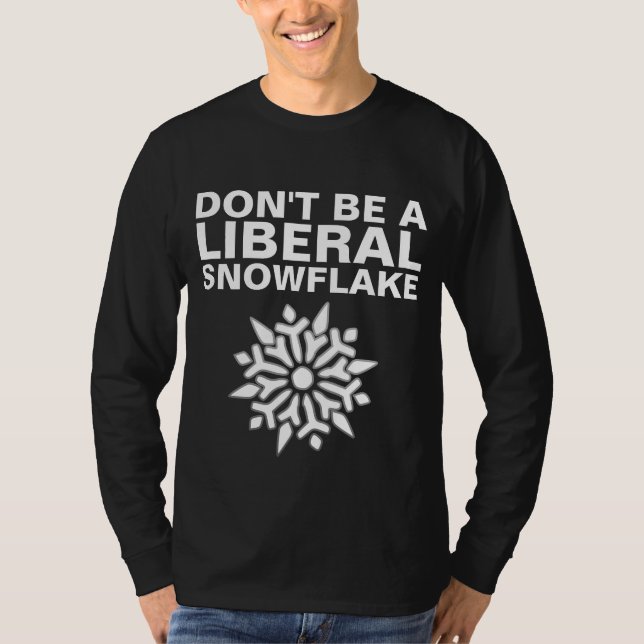 CHEMISE T-SHIRT NE SOIS PAS UN FLocon DE NEIGE LIB (Devant)