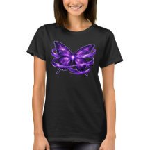 Chemise T-shirt Papillon Cosmique Violet