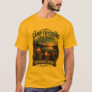 Chemise T-shirt pour adolescents Camp Fryeburg Lak