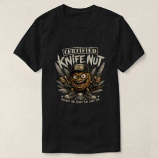Chemise T-shirt pour amateur de couteaux certifié