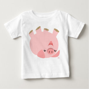 Chemise T-Shirt pour bébé cochon de dessin