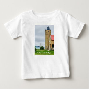 Chemise T-Shirt pour bébé du pont Mackinac et du p