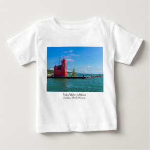 Chemise T-Shirt pour bébé Holland Harbour Lighthou
