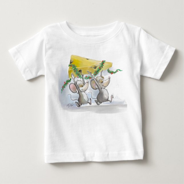 Chemise T-Shirt pour bébé Mice Mic & Mac (Devant)