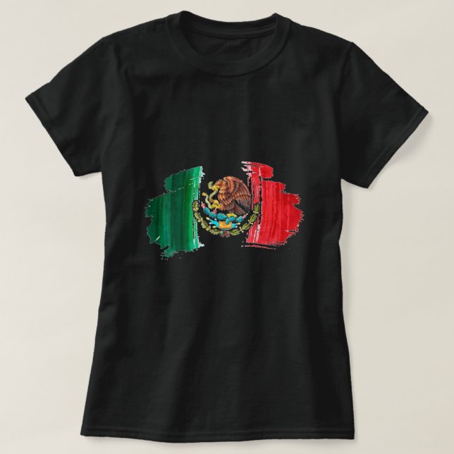 Chemise T-shirt pour femmes Mexico Pride #1 (Design devant)